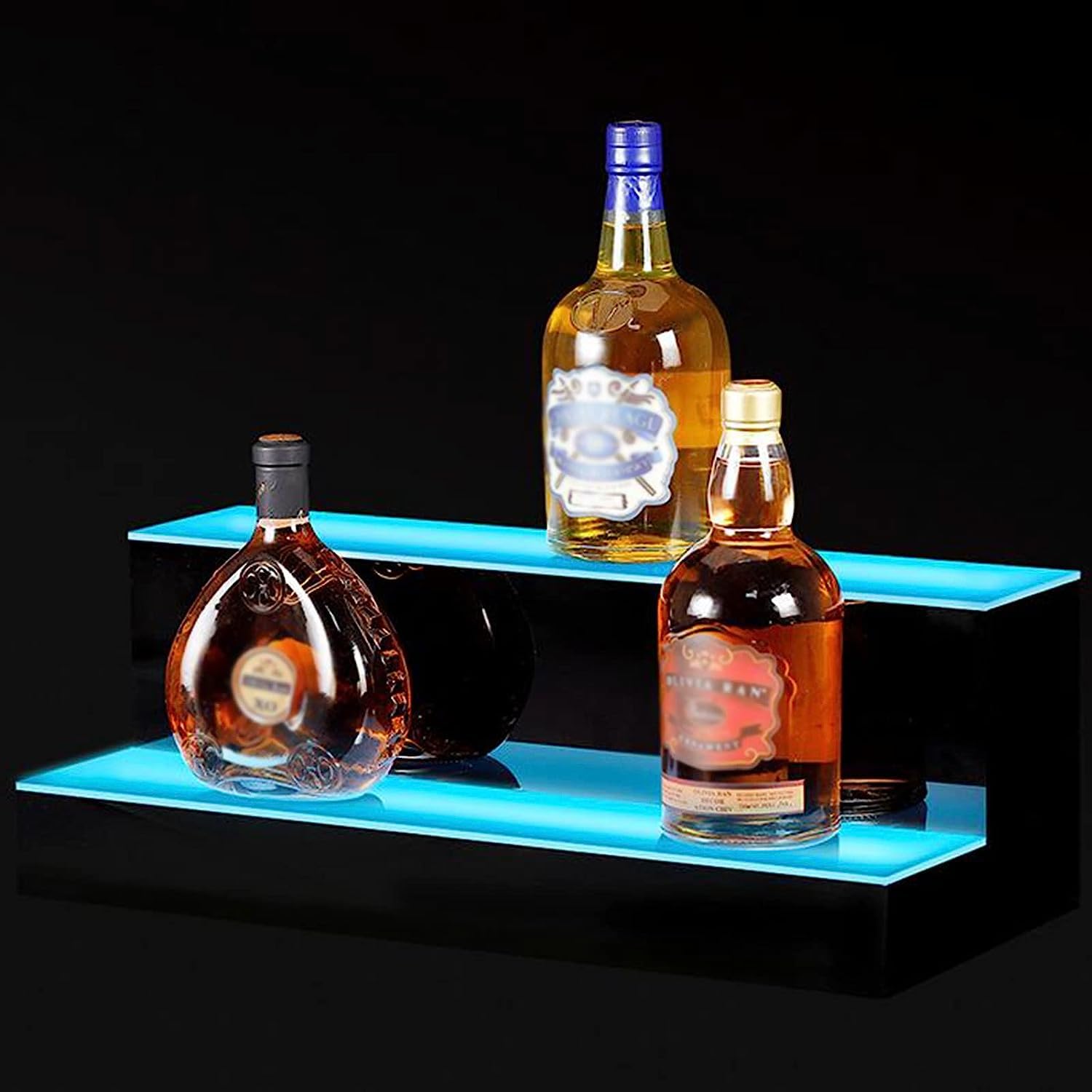 Amazon｜酒ボトル陳列棚、照明付き酒棚、DIY照明付きボトル LED発光