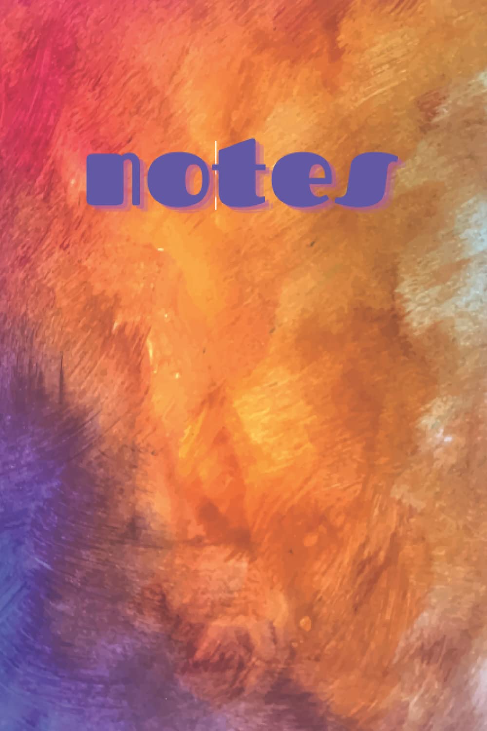 Orange and Purple Reign Collection Series 11 Notebook Journal 200 Pages 6x9 inches