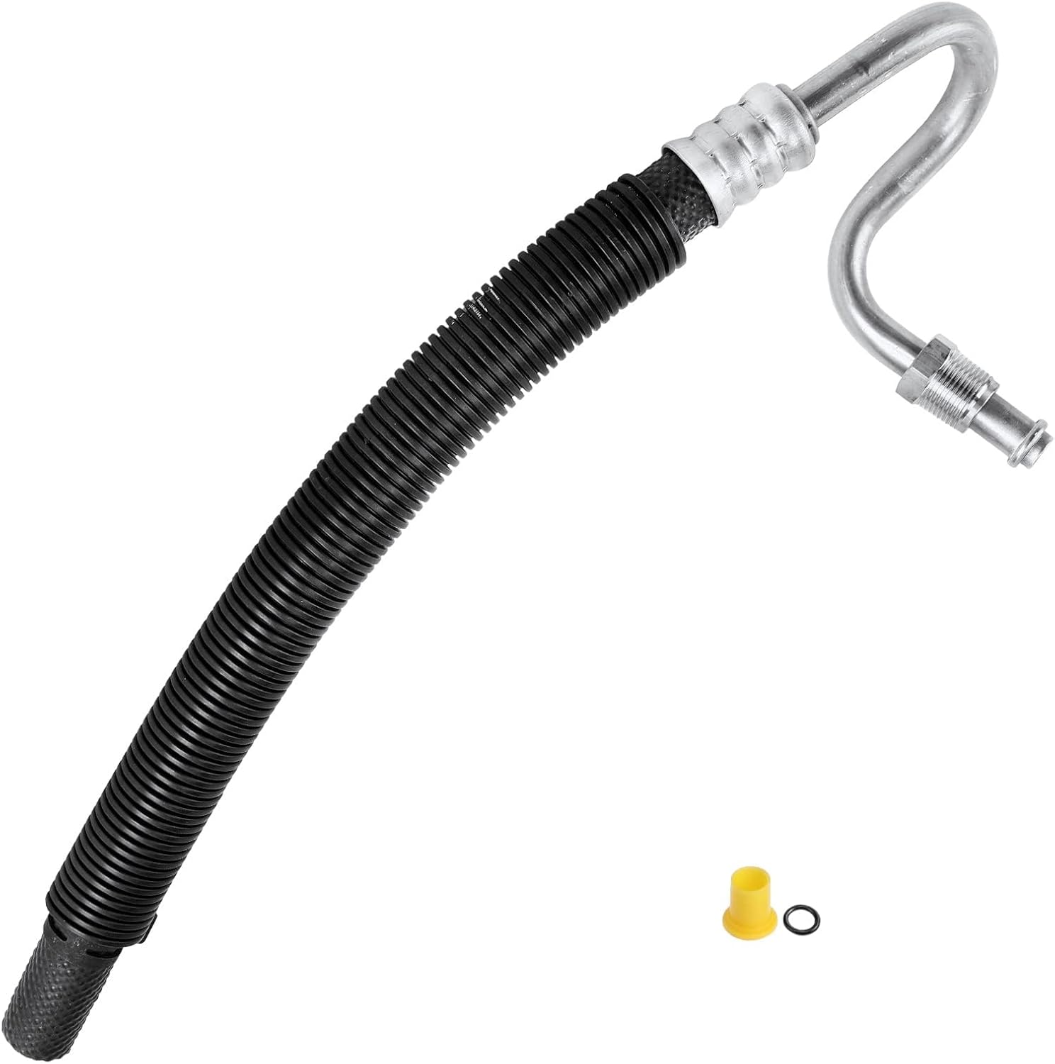 A-Premium Power Steering Return Hose Line Assembly Compatible with Ram 2500 2011-2018, 3500 2012-2018, 5.7L 6.4L, with O-ring, Gear To Cooler