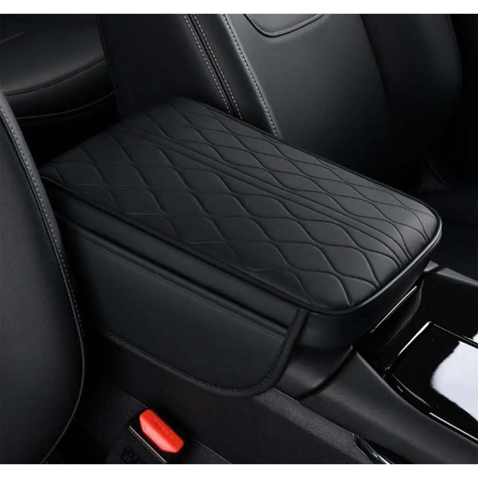 WZKSZMEFG Car Armrest Cushion,For BMW X5 X5M E53 E70 F15 F95 G05 Universal Wear-Resistant Breathable Soft Car Armrest Mats,Waterproof Center Console Pad for Most Vehicles