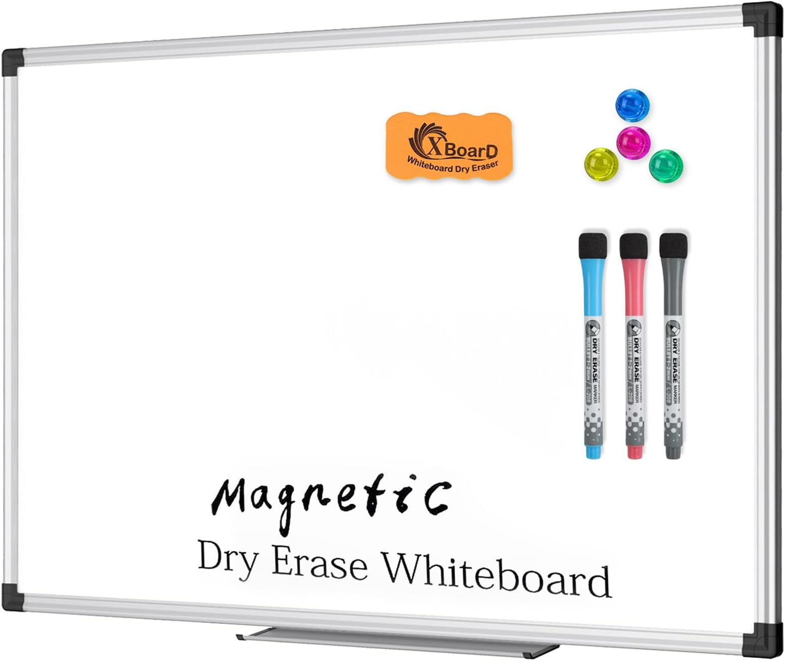 XBoard Dry Erase Whiteboard 24 x 18 Inch, Double