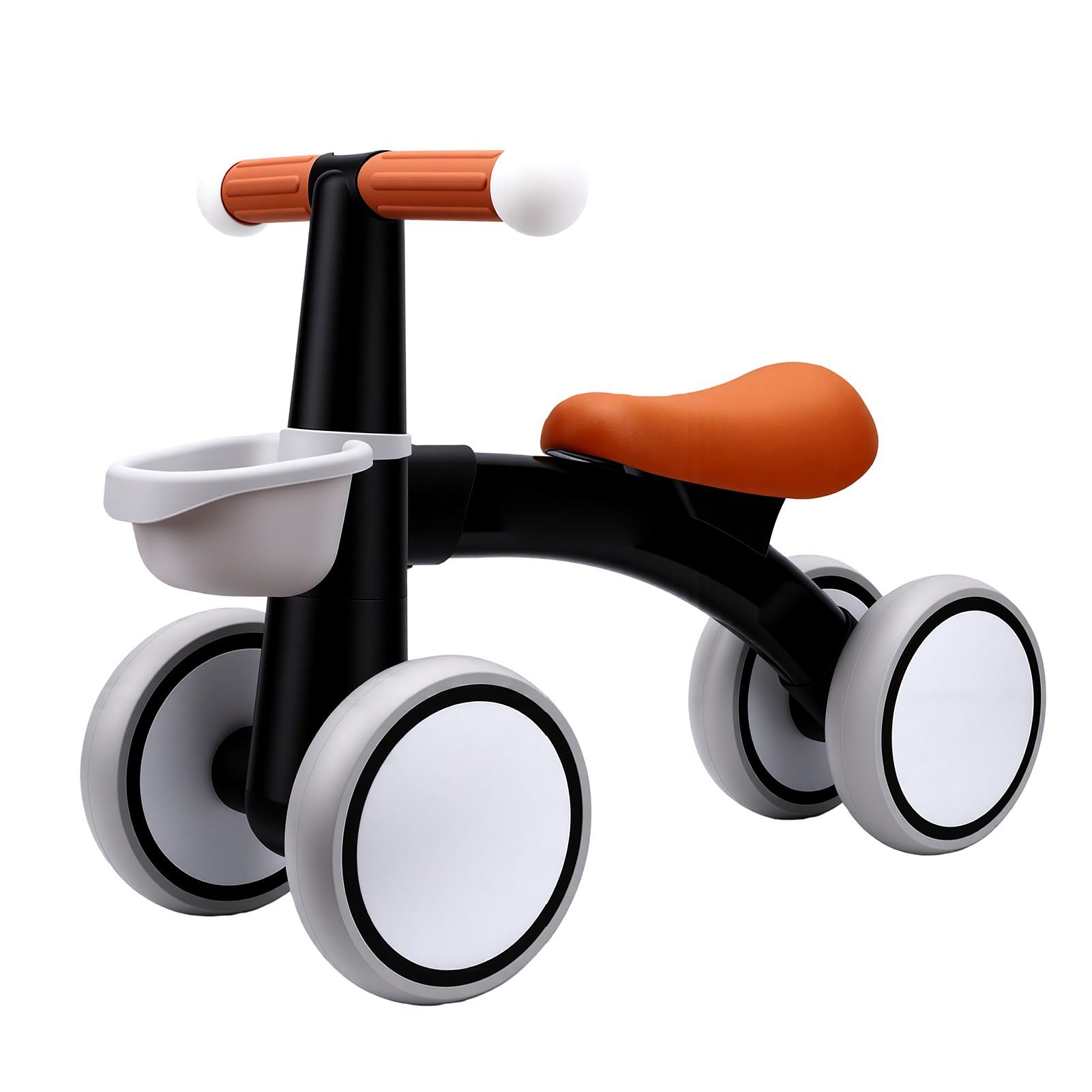 Cocoarm Bicicletta Senza Pedali per Bambini 1-3 Anni, di Sterzo Stabile, | Telaio in Lega di Alluminio, Ruote in TPU Morbido Che Proteggono i Pavimenti, Cuscinetti a Sfere a Gola Profonda Guida ,