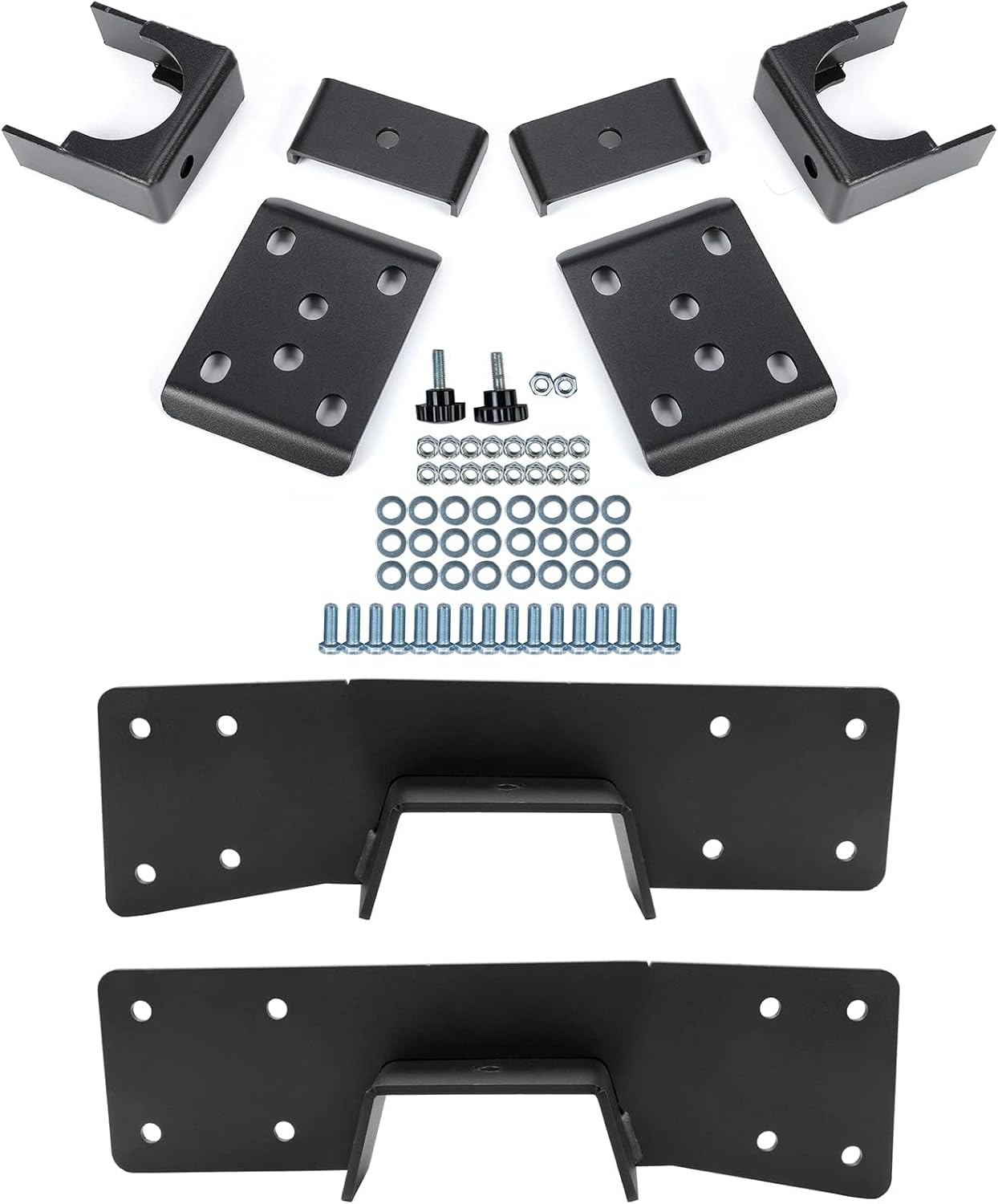 Munirater 6 Inch C-Notch Rear Support & Drop Lowering Flip Kit Replacement For Chevy Silverado 1988-1998 C1500 GMC Sierra - View #3