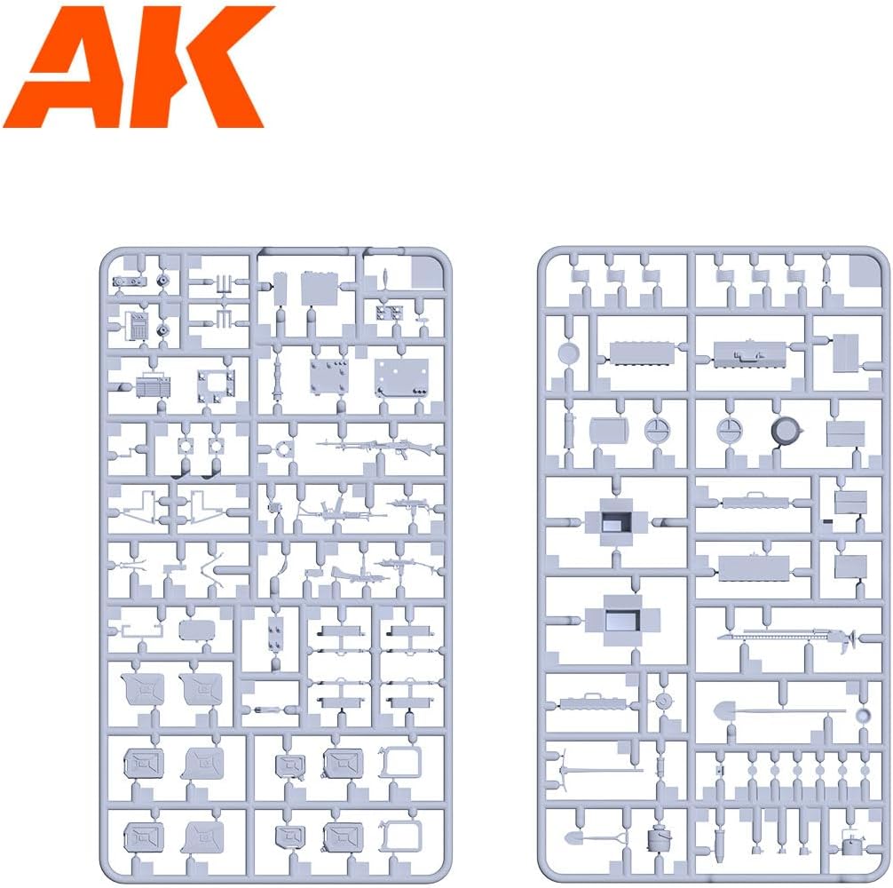 AK Resin Model AK35006 IDF Accessories 1/35