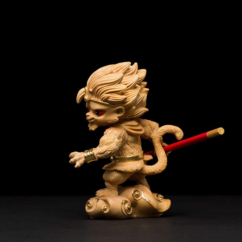 Amazon.co.jp: 孫悟空の置物・木製彫刻 神像 美術品「西遊記 孫悟空