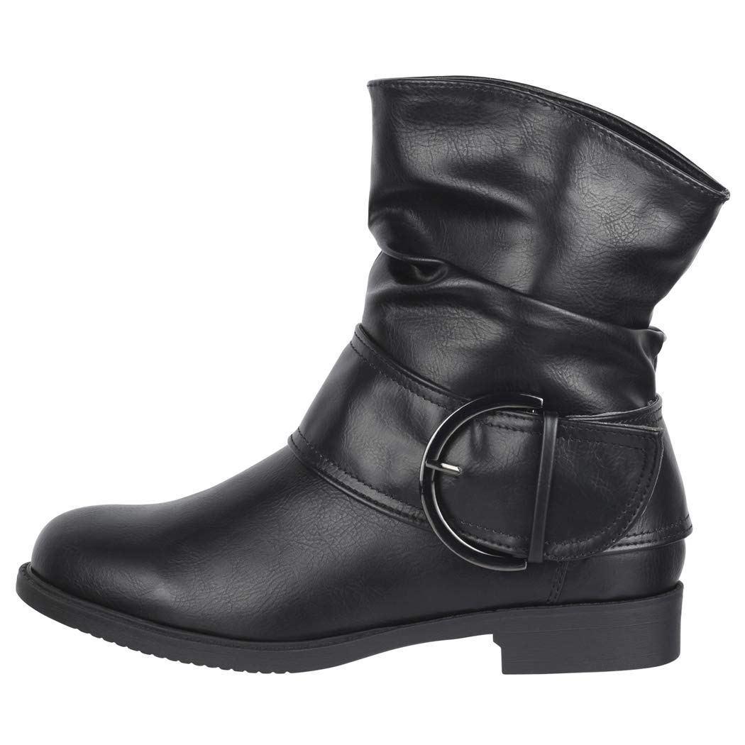 Elara Botines Mujer Forrado Hebillas Chunkyrayan