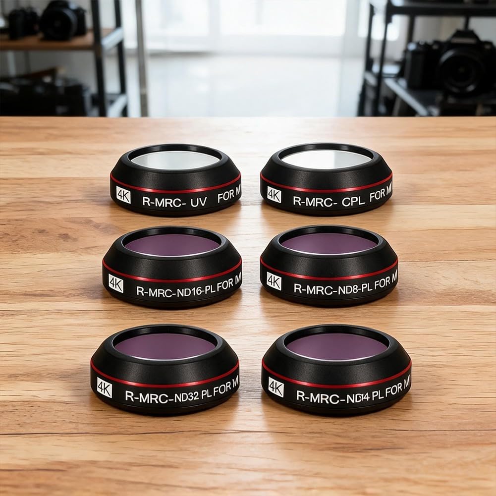 La macchina fotografica di azione di vetro ottico filtra il ND UV