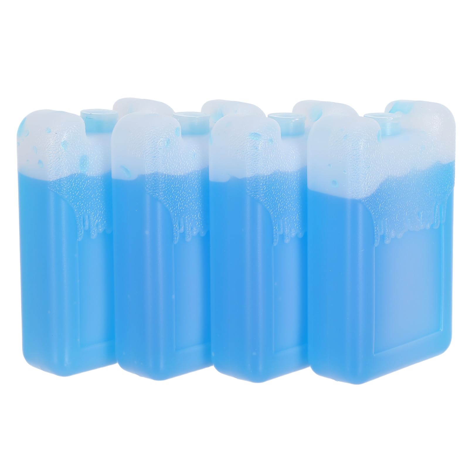 Lot de 4 Pains de Glace pour boîtes à Lunch et glacières - Pains de Glace réutilisables - Accessoires pour glacières et climatiseurs, idéaux pour la Plage, Le Camping et la pêche