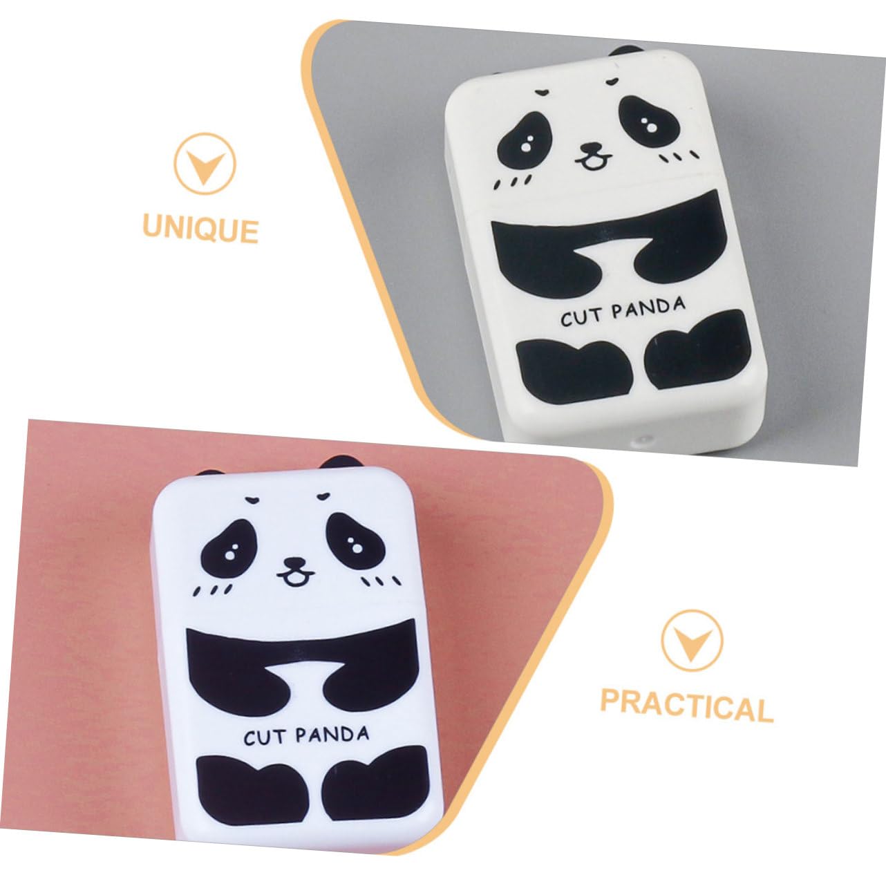 HOMSFOU 4 Sätze Panda Radiergummis Kreative Radierer Für Künstler Niedliche Bleistift Radiergummis Für Schule Und Büro Geschenkidee Für Freunde 10 Stück * 4