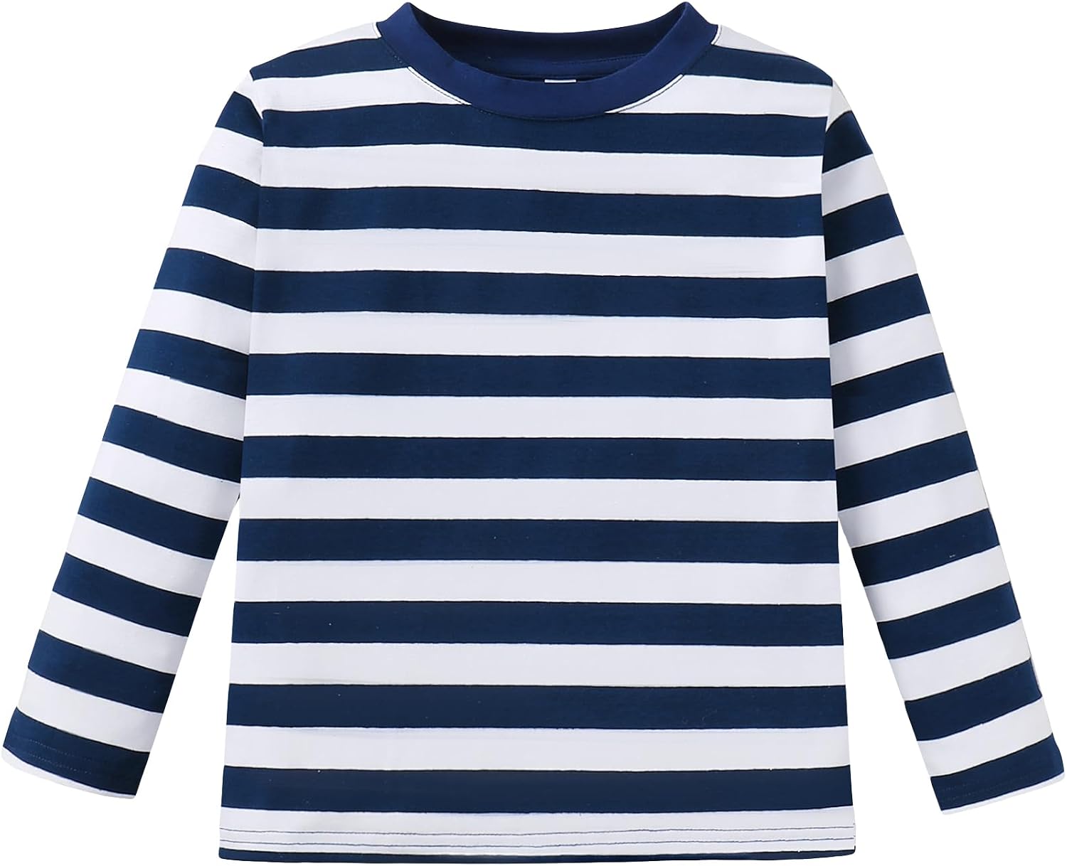 Magic Park 6M-14Y Toddler Stripe T Shirt Boy Girl Striped Tee Kids Short Long Sleeve Tops Casual Blouse Holiday Clothes
