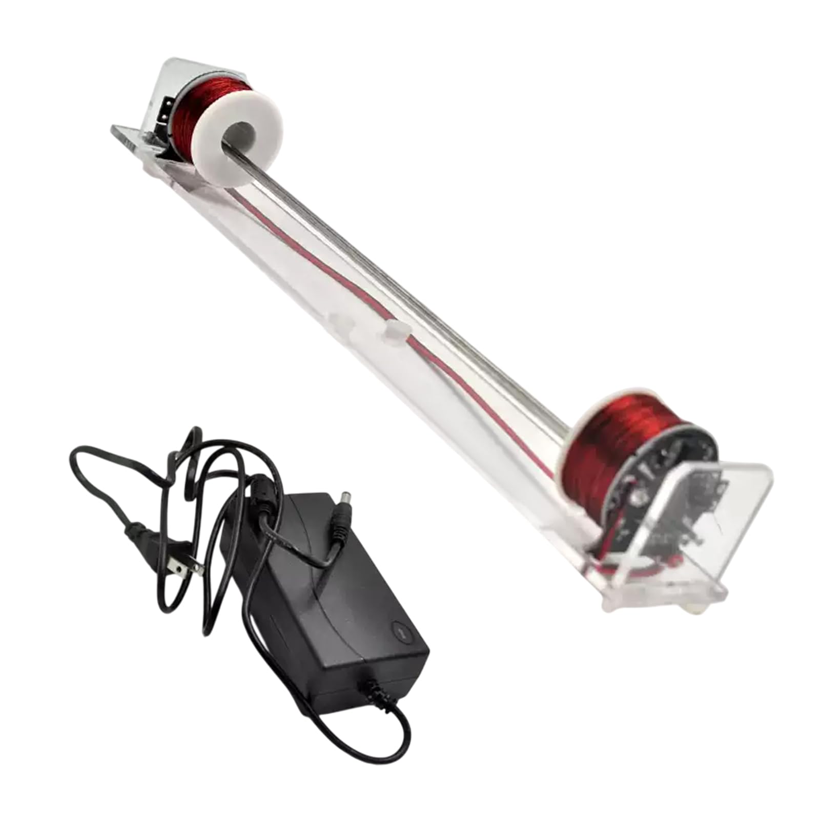 MJDHS Diy Electromagnetic Accelerator, High-Tech Electromagnetic Coil Accelerator, Suitable For Learning Electromagnetism, Acceleration, And Other Related Knowledge