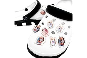 4-Pack Custom Croc Charms Personalized Photo for Men