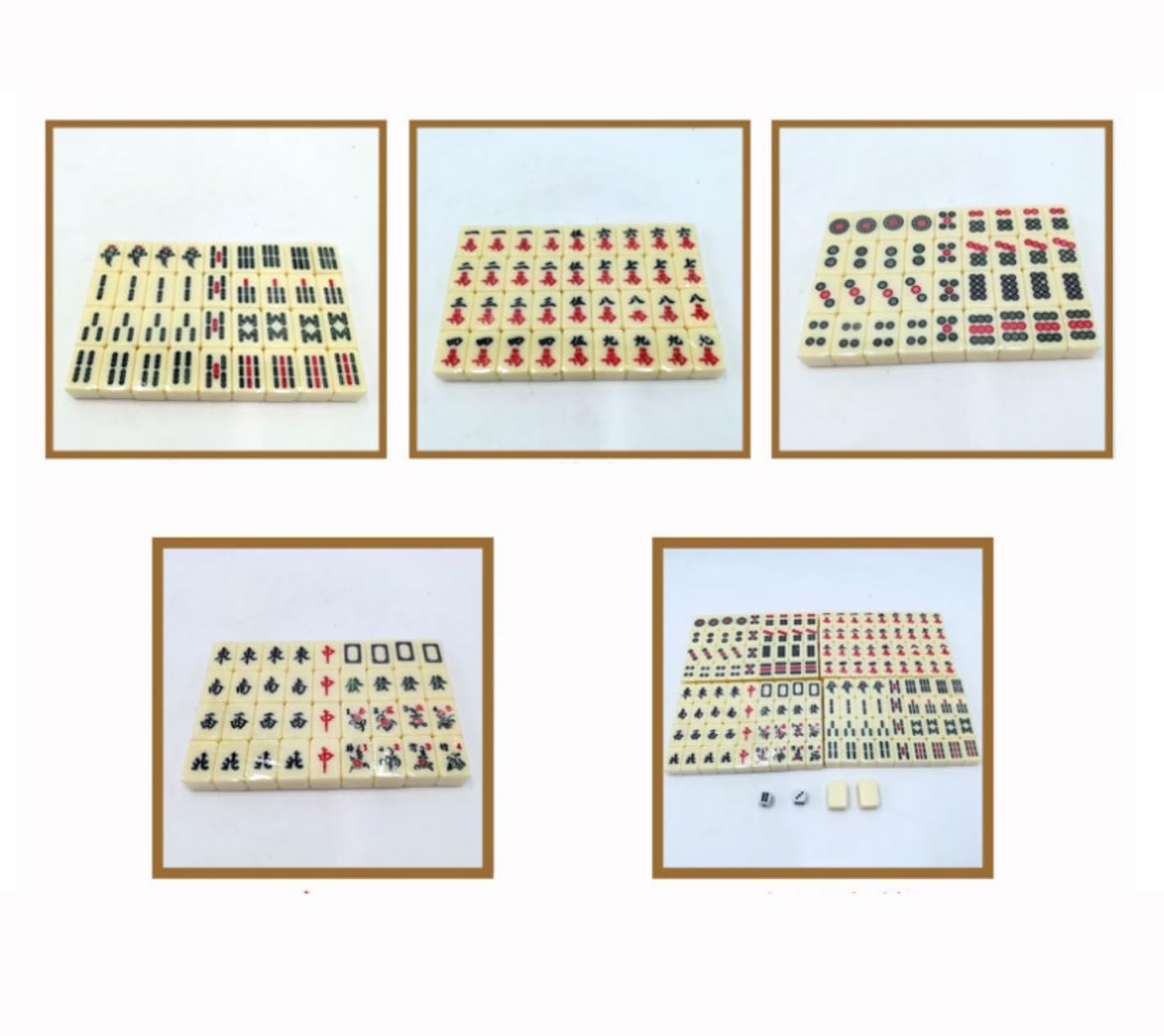 Chinesisches Mahjong Mahjong-Set, Chinesischer Mahjong, 144 Spielsteine, Reise-Mahjong Mit Aufbewahrungsbox, Chinesischer Mahjong Für Familie Reise Spiel