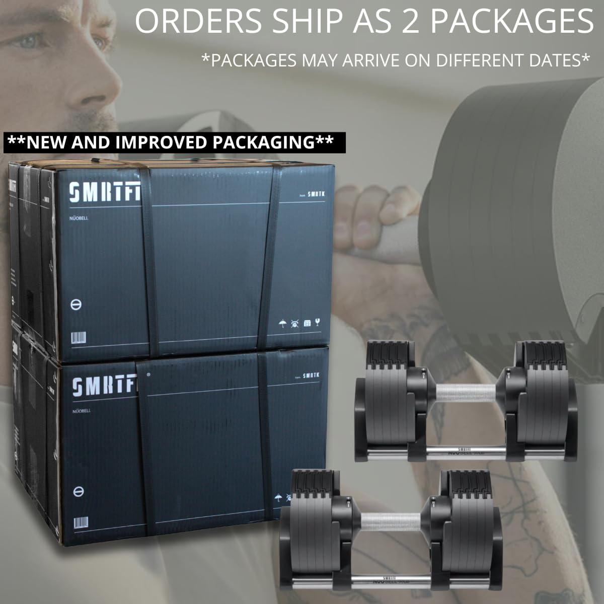 Adjustable Dumbbells 5–100 lb Set | Original  | 26 Weights in 1 for Home Gym Strength Training | Steel-Knurled Handle | Space-Saving Dumbbell Set of 2 | 2-Year Warranty