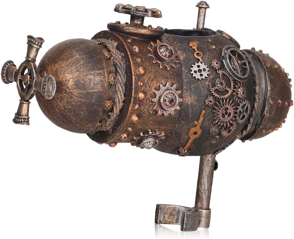 biOrb Submarine Sculpture, Ceramic Resin Centerpiece for Freshwater and Marine Aquariums