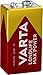 VARTA Longlife Max Power 9V Block 6LR61 Alkaline E-Block Battery (1-pack) - Made in Germany - ideal for fire alarms, smoke detectors, tuners