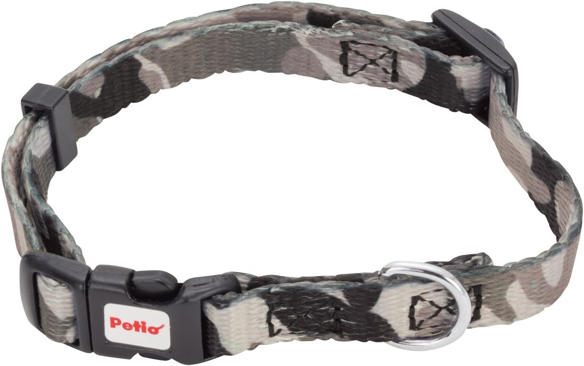 Petio ARFashion Collar, Camouflage Color, Gray, for Ultra-Small Dogs, Size SS