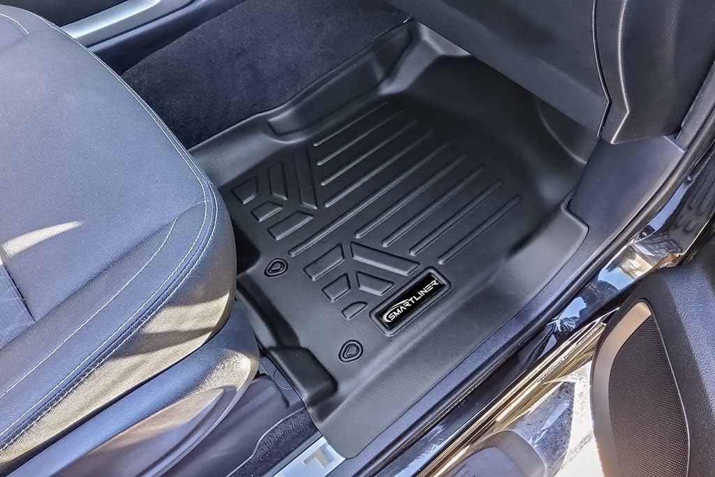 SMARTLINER All Weather Custom Fit 2nd Row Floor Mat Liners for 2017-2024 Nissan Titan