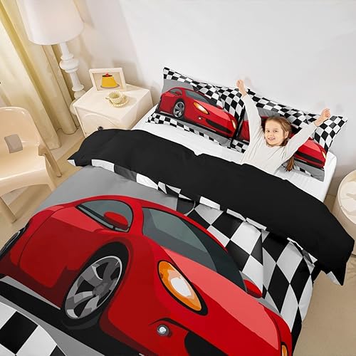 Miniatura 29 de Feelyou Juego de ropa de cama deportiva para niñas, niños y niños, funda de edredón de fútbol, juegos temáticos deportivos, juego de funda de Multi