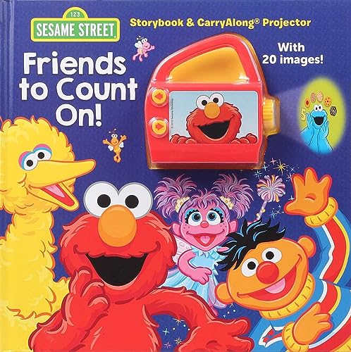 Sesame Street Friends To Count On! Storybook & Carryalong Projector