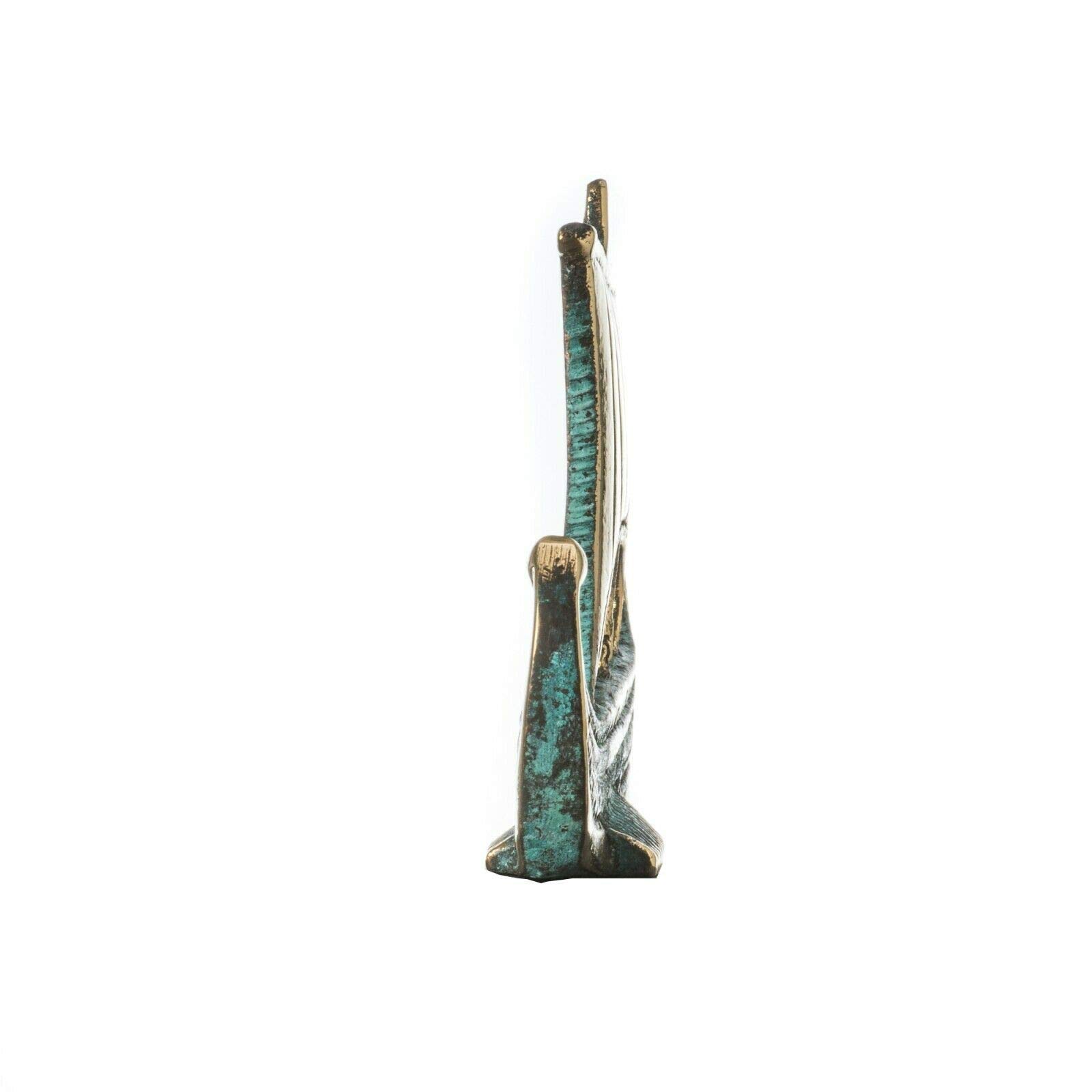 BeautifulGreekStatues Statut Argo od Jason & Argonauten Solide Statuetka Brąz Zielony Złoty Figurka 8,5 cm
