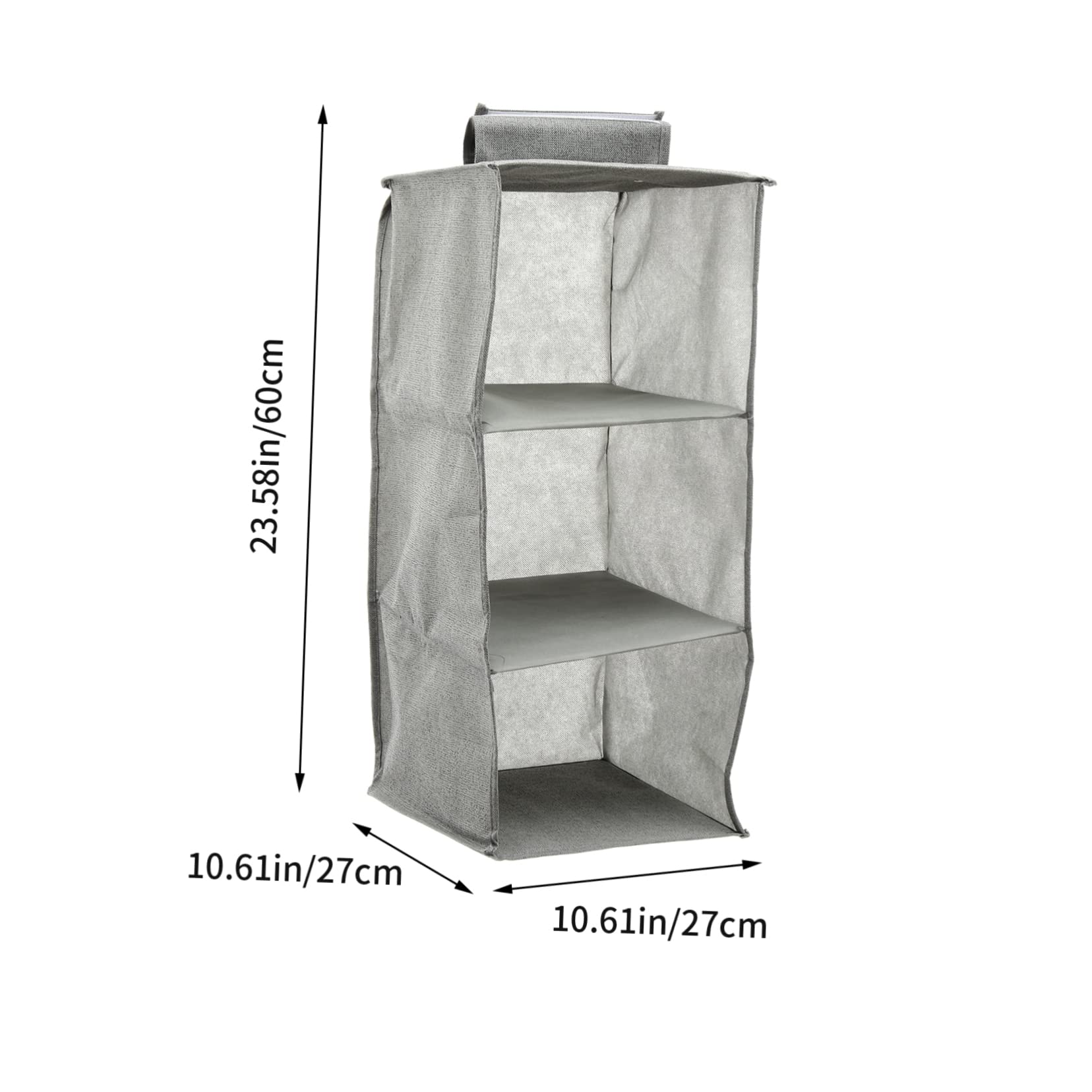 Cabilock Closet Organizer for Clothes Storage Bag Space Saving Hanging Organizer for Shirts Socks and Accessories Washable Design for Easy Use