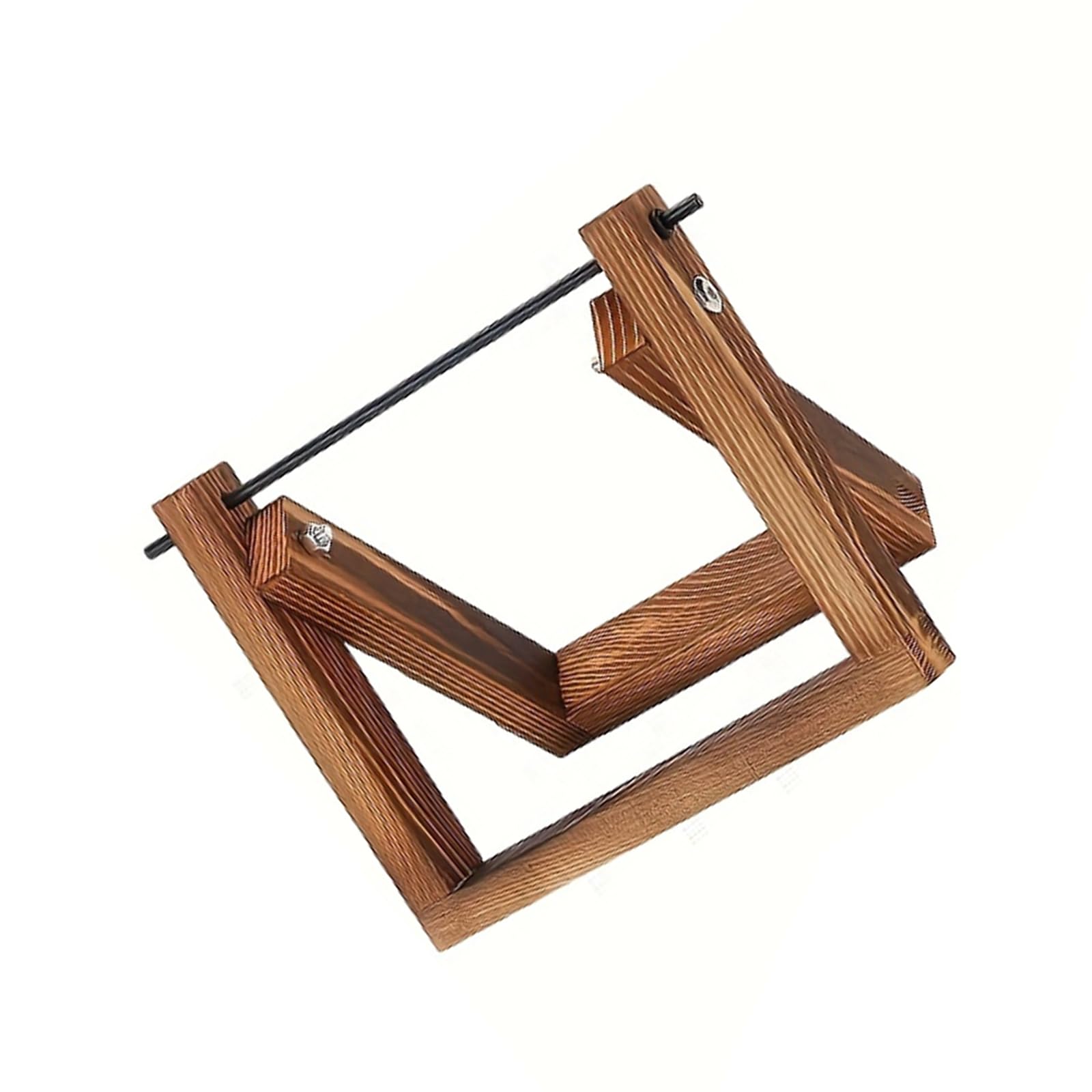 HZGFNBZ Wood Yarn Dispenser 360 Degree Rotating Wooden Holder Stand Desktop Thread Spool Organiser for Knitting Project Holder
