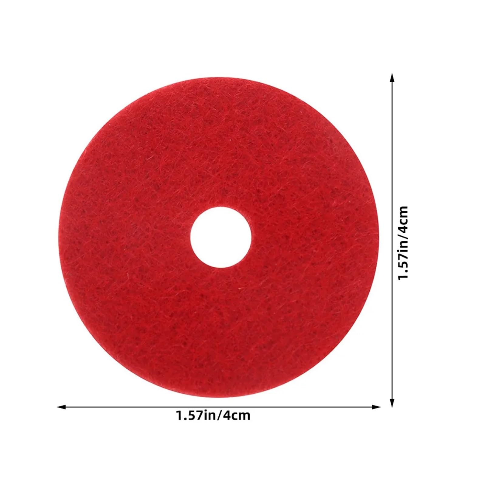 24 Stück 8 Mm Dicke Becken-Filzpads Zur Geräuschreduzierung