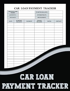 Car Loan Payment Tracker: Stay on top of your car loan payments with this tracker. Easily monitor due dates, amounts, inte...
