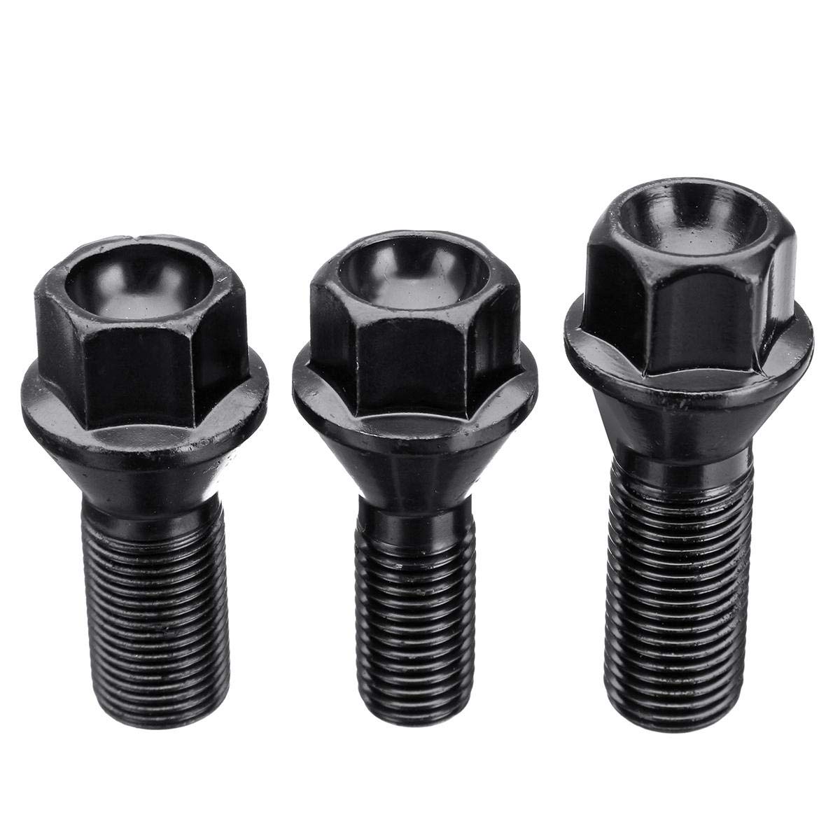 WZhen Wheel Lugs Screw Nut Stud M12 x 1.5 M14 x 1.5 M14 x 1.25  