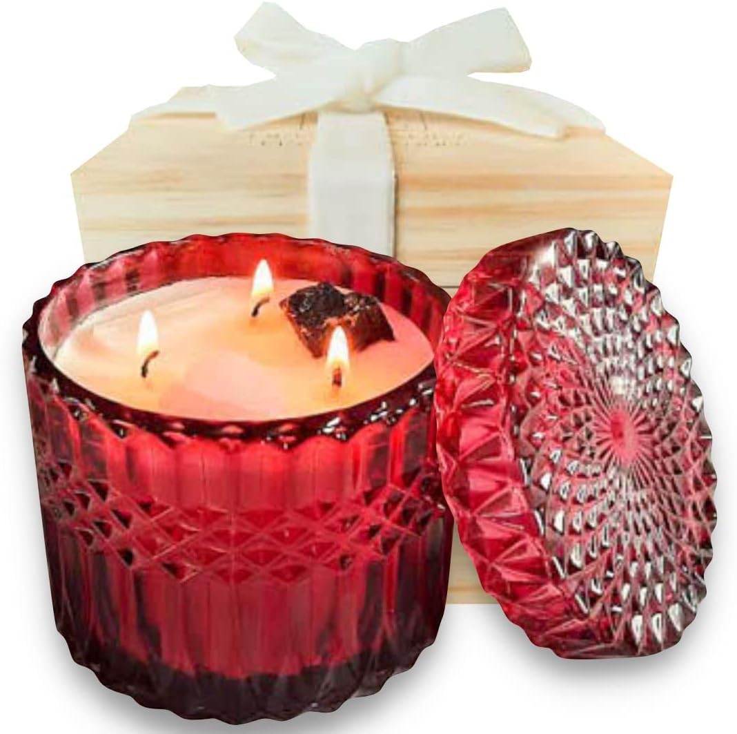 Healing Crystal Candle 14oz Soy Meditation Candles with