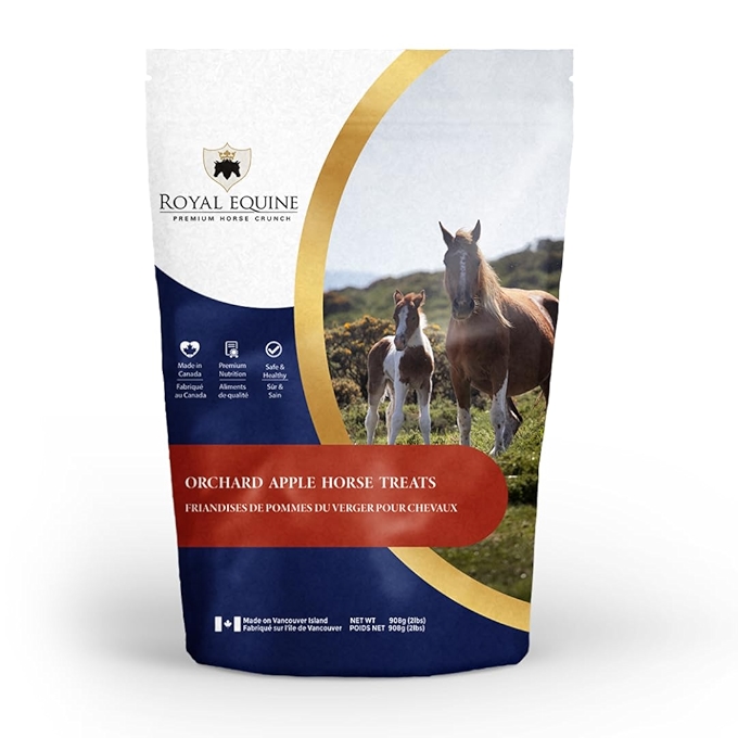 皇家马匹优质马运动零食 - 天然来源，健康小食（果园苹果味）