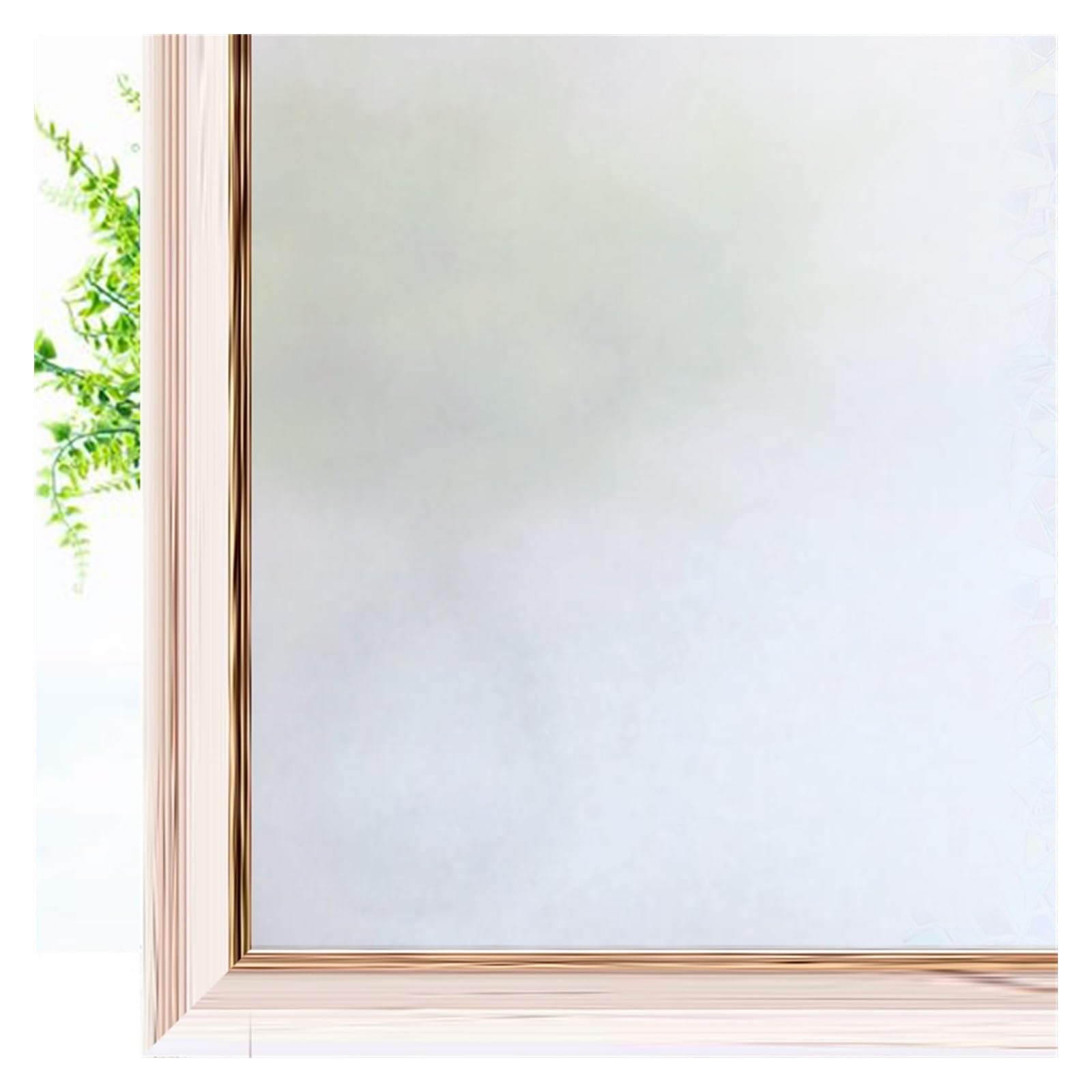 Sichtschutz-Fensterfolie Mattweiße Anti-UV-Fenster-Sichtschutzfolie, Milchglasabdeckung, undurchsichtige, statisch haftende Glasfolie, Wärmeregulierung, Türaufkleber, Dekor Buntglas-Fensterfolie ( Col
