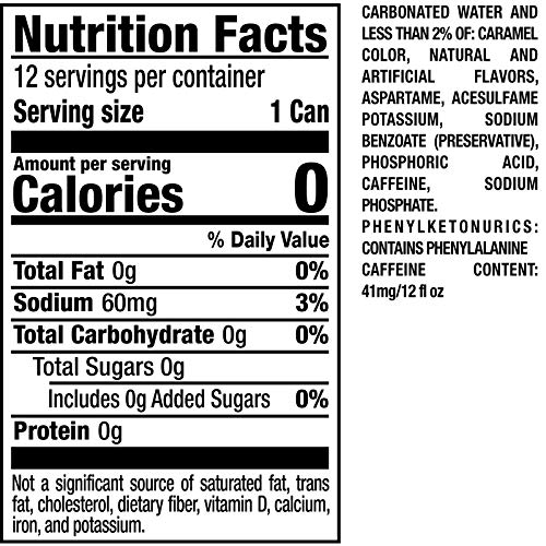 Dr Pepper and Cream Soda Zero Sugar Soda, 12 fl. oz. Cans, 12 Pack (Pack of 2) - Thumbnail 2