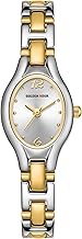 GOLDEN HOUR Gold Tone Vintage Women's Oval Case Bracelet Watch