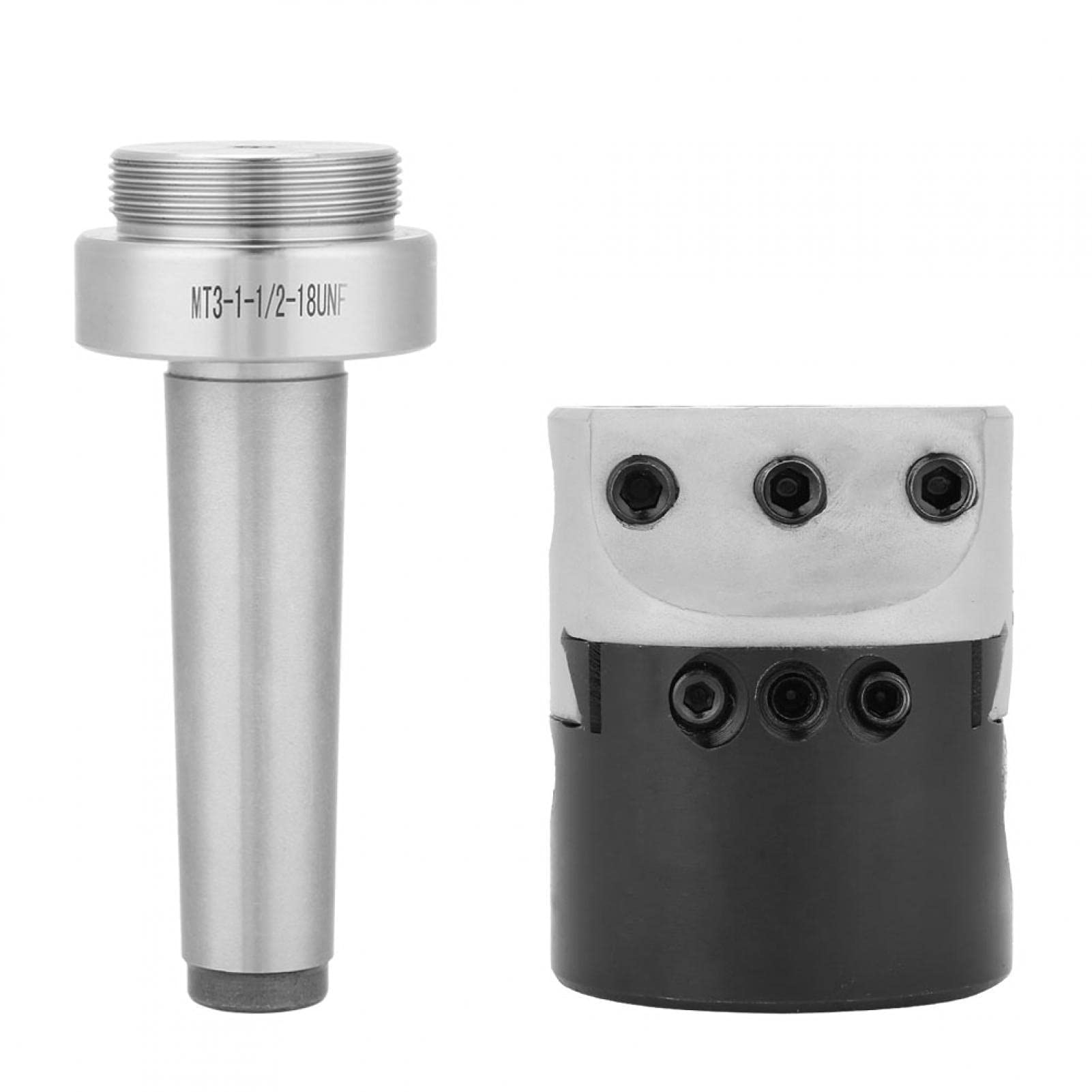 Uchwyt frezarski CNC, uchwyt wiertarski stożkowy MT3-M12 Adapter trzpienia frezarskiego + 2-calowa głowica wytaczarska
