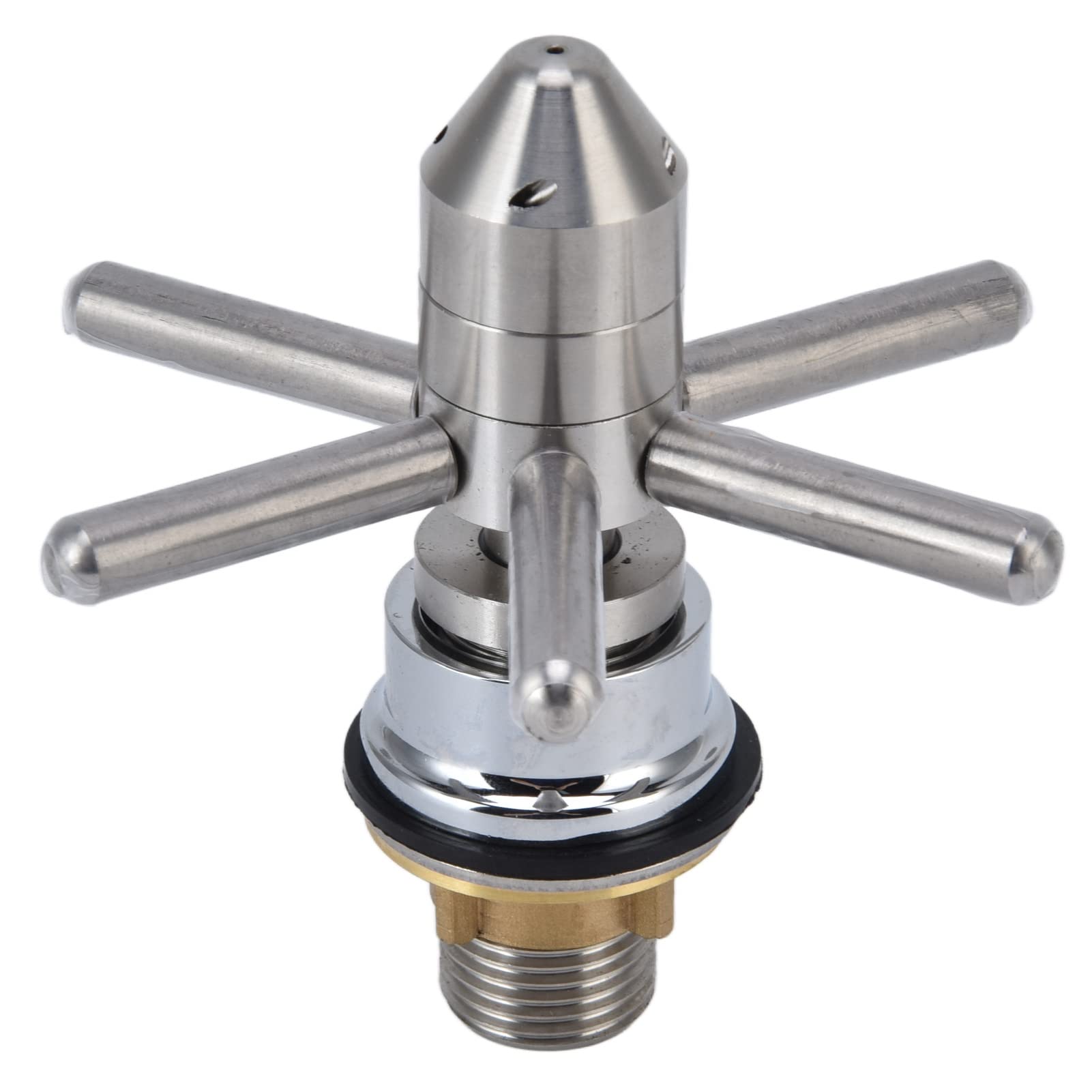 EMUKOEP Grifo con Enjuague de Vidrio para Fregadero de Acero Inoxidable para Bar, Cafetería, Restaurante, Lavavasos de Vidrio que Ahorra Agua para Vino, Cerveza, café, 10x10,5 Cm