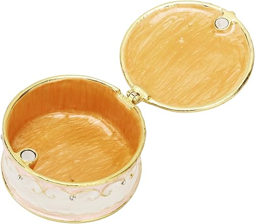 Vista 5 de Pssopp Joyero de ballet para zapatos, caja de baratijas, con bisagras, esmaltada, decorativa, para baile, adorno, anillo para regalo