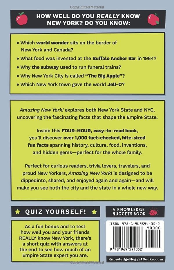 Image of Amazing New York!: Fall in Love with NYC and New York State through Interesting Fun Facts and Fantastic Stories for the Entire Family (Amazing States of America)