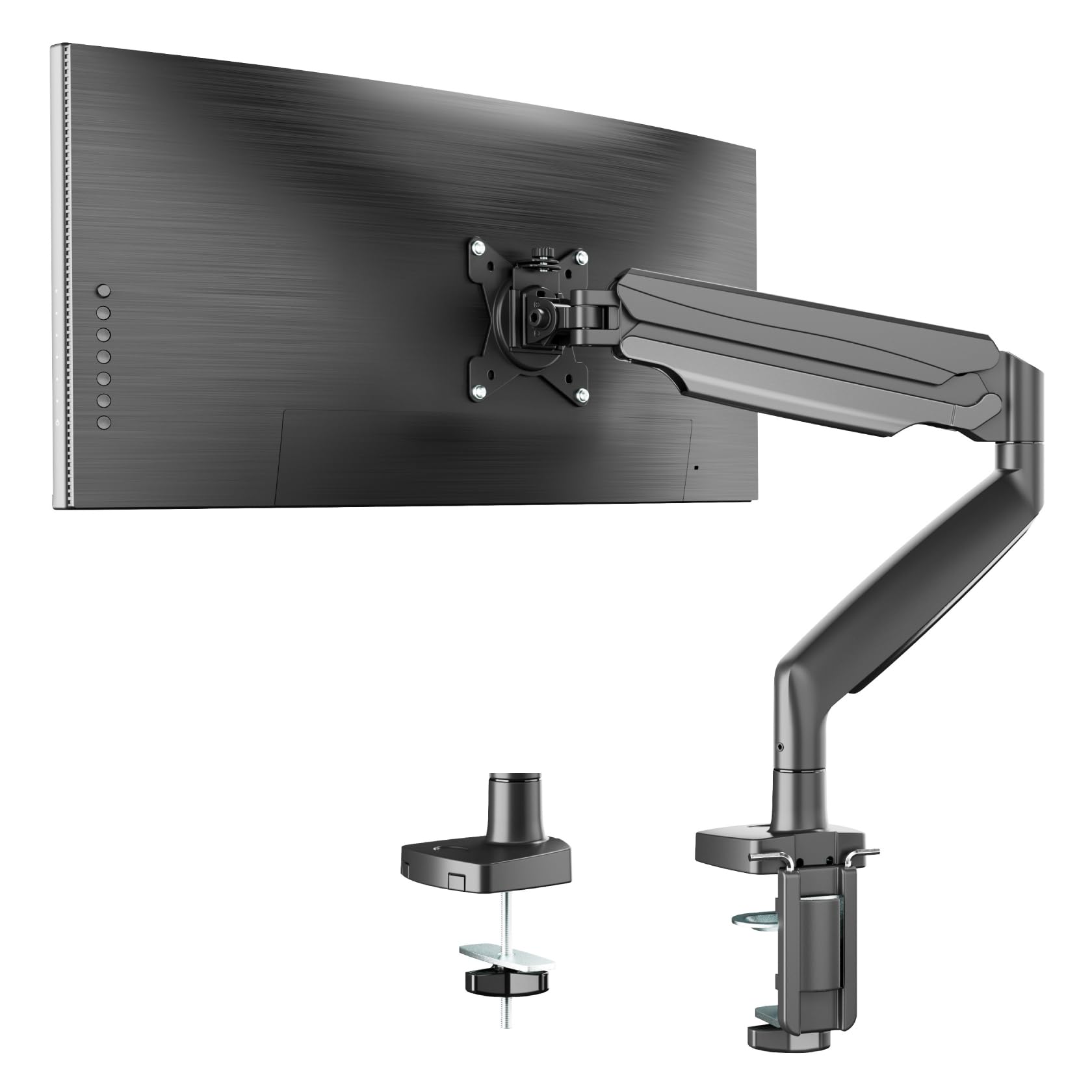 HUANUO Ultrawide Monitor Mount for Heavy Duty 13"-35" Flat/Curved Computer Screens