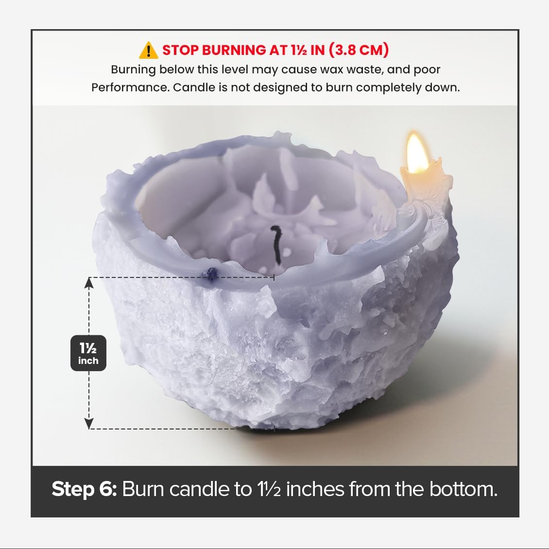 LUMINORA Spiral Scented Candle for Women & Men | Hand-Crafted Decorative Soy Wax Candle | Decor Wick Flower | Unique Twisted Spiral Burn Design | Aromatherapy Candle | Languid | (Lavender Scent)