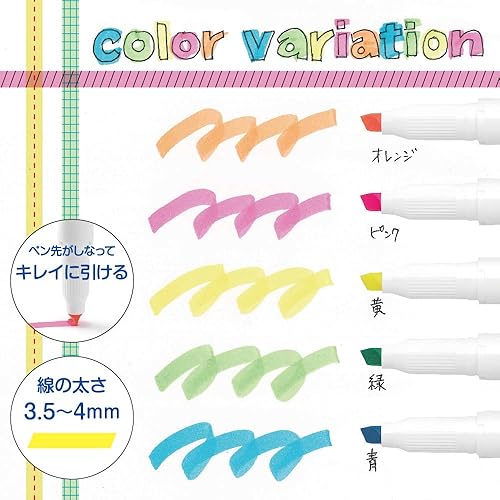 Miniatura 3 de Zebra B-WKS22-Y Resaltador, línea Just Fit Mozini, amarillo, 10 unidades
