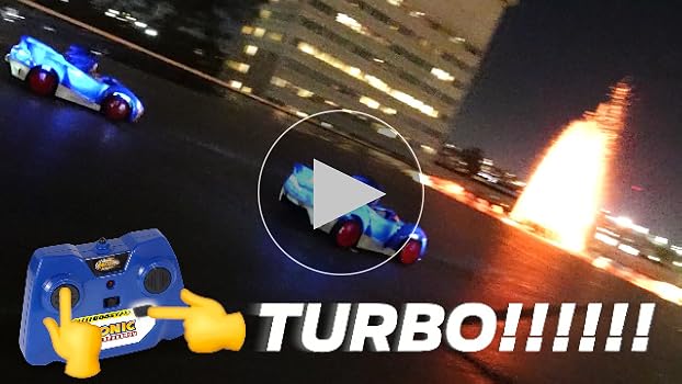 Amazon.com: NKOK Team Sonic Racing R/C Ready to Run Sonic Glow