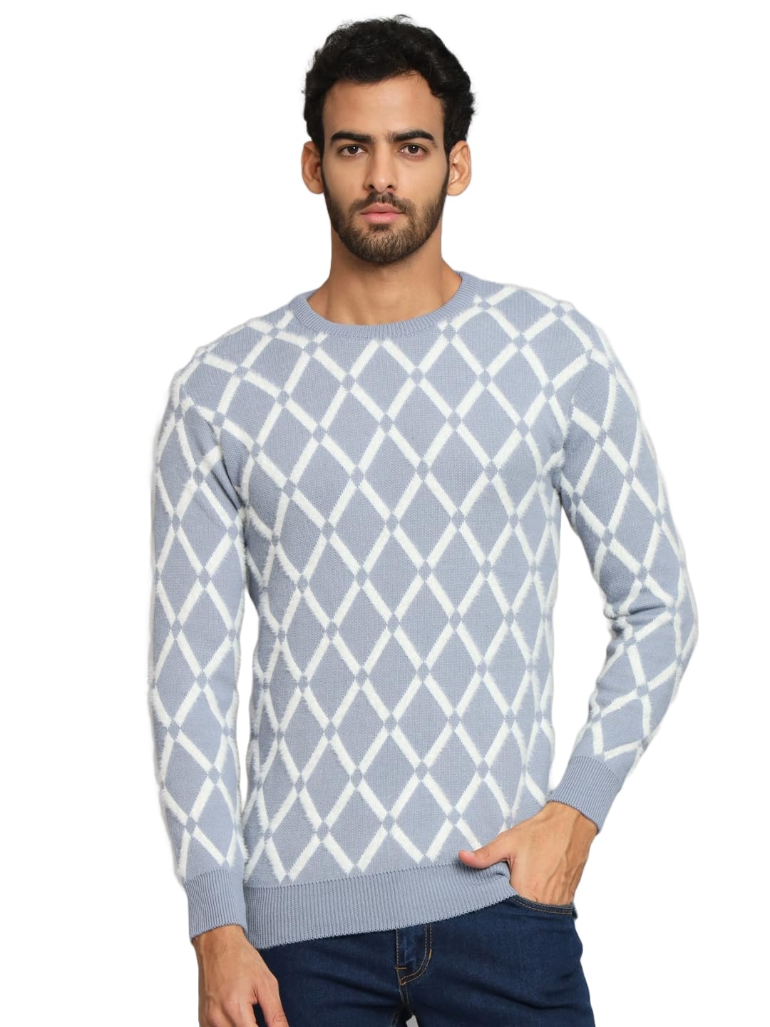 ewools Men's Winterwear Woolen Striped Sweaters-picture-54