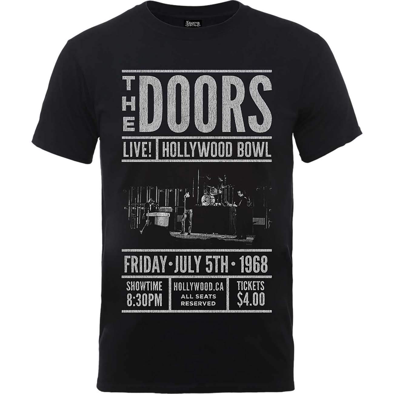 Rockoff Trade Men's the Doors Advance Final T-Shirt, Black (Black Black), Large