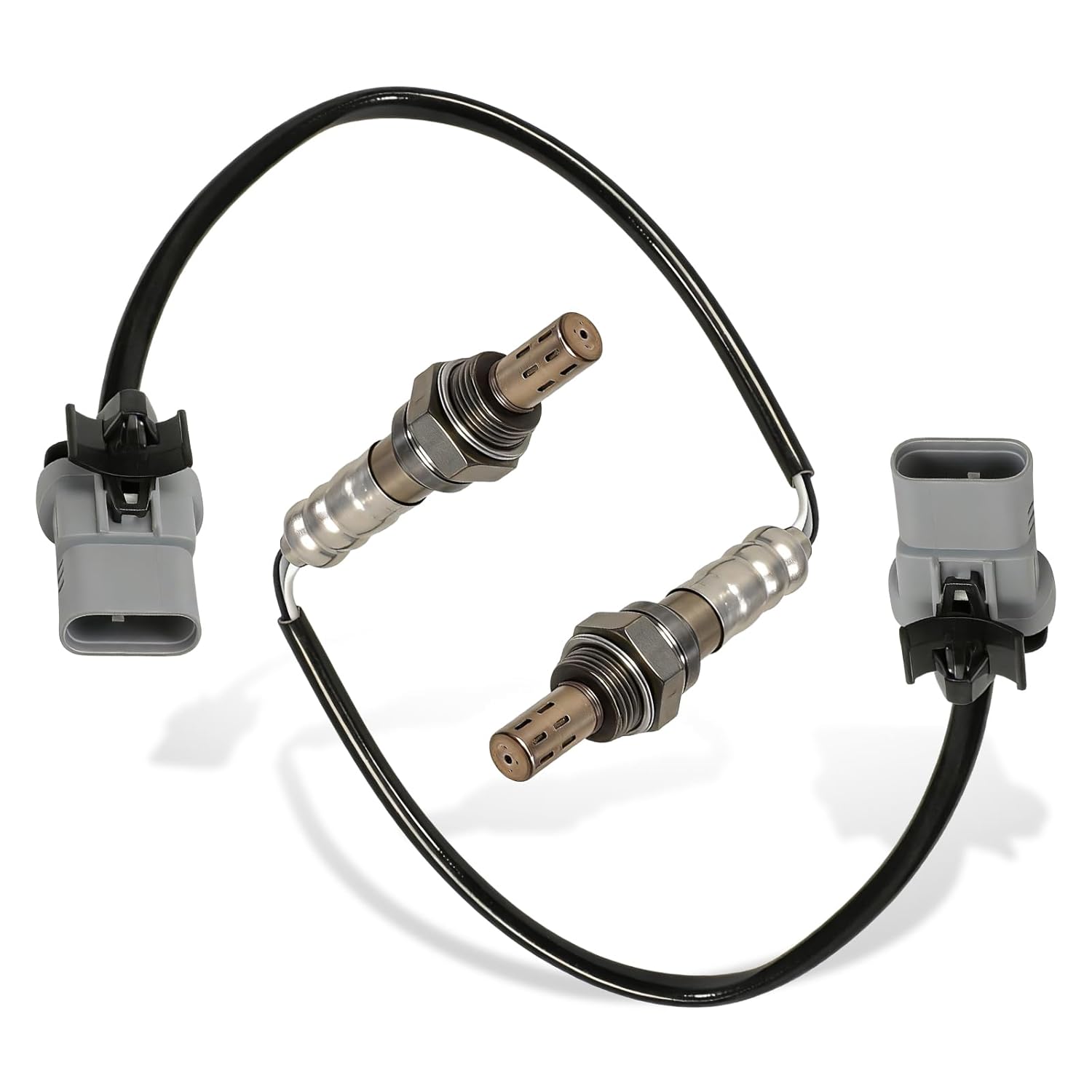2PCS O2 Oxygen Sensor Upstream or Downstream Compatible with Silverado 1500 Sierra Suburban Traverse Escalade Camaro Colorado Yukon