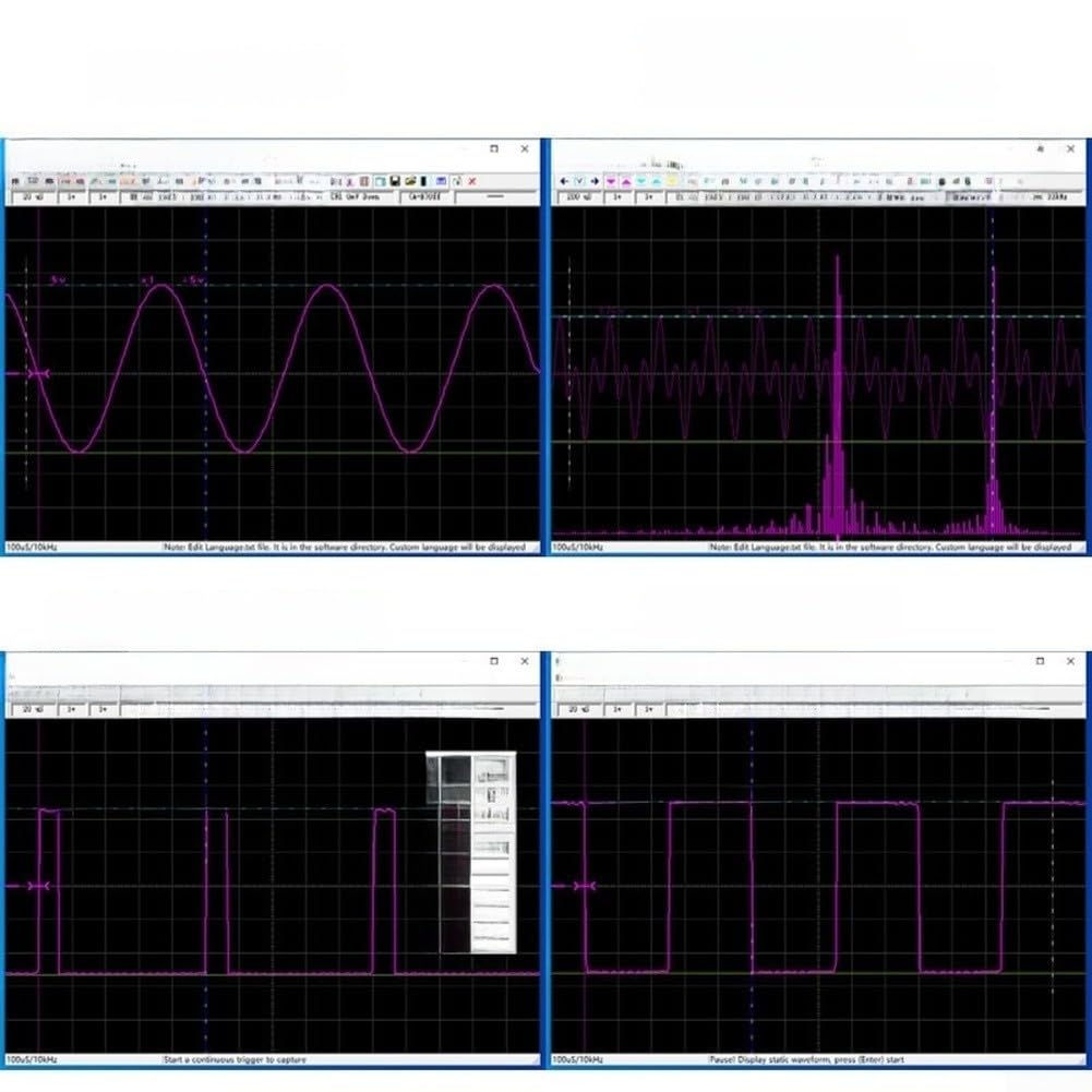 Fosc53C1 USB-Oszilloskop, 5-K, 1 MHz, Abtastung ± 80 V, Reichweite, automatische Speicherung der Datenprotokollierung für Laborfelder, elektrische Tests
