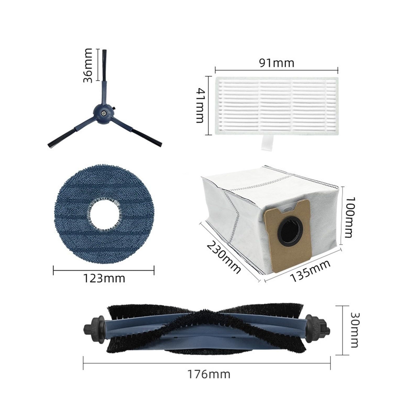 Robot aspiradora Accesorios Compatible con Eufy C20 Omni