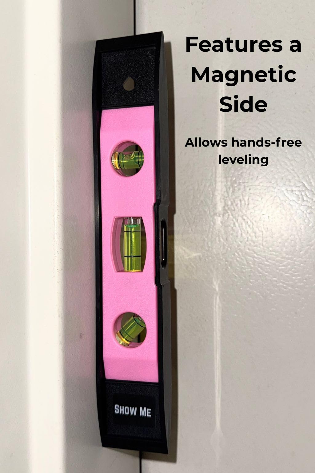 Pink Magnetic Level - 3 Bubble Vials, Lifetime Warranty -3