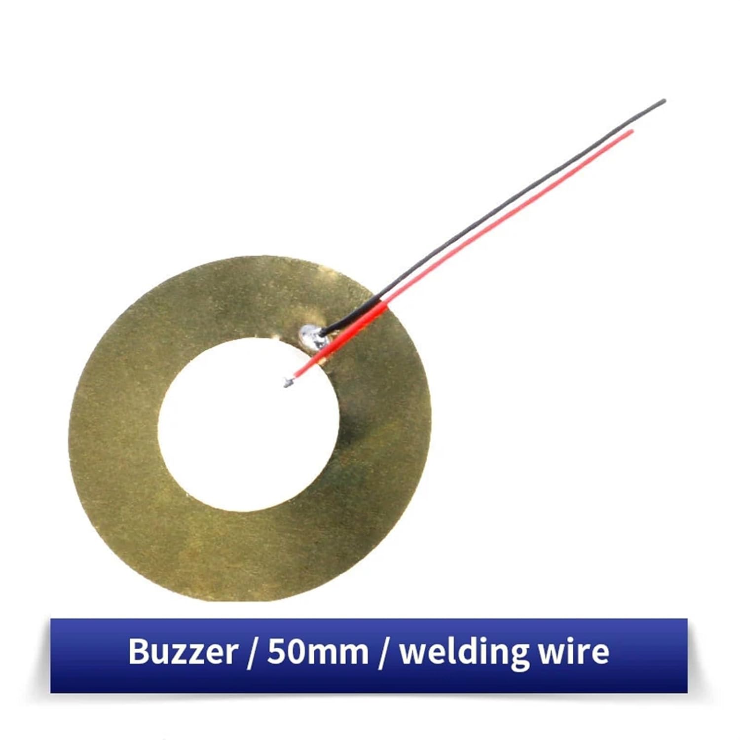 10 Pcs Piezoelectric Piezo Ceramic Wafer Plate Dia 12mm 15mm 18mm 20mm 27mm 35mm 50mm for Buzzer Loudspeaker(Wire-20mm-10PCS)